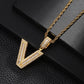 English Letter Pendant Necklace