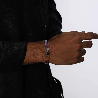 Dopamine Colored Zircon Bracelet