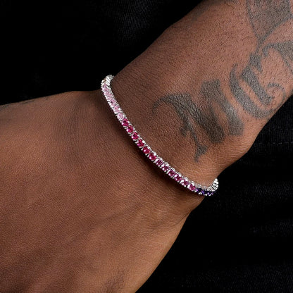 Colorful 3mm Tennis Chain