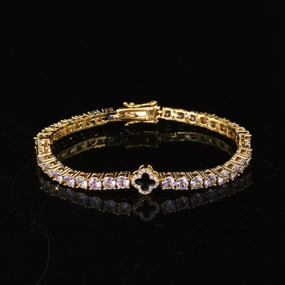 Four-Leaf Clover Tennis Chain