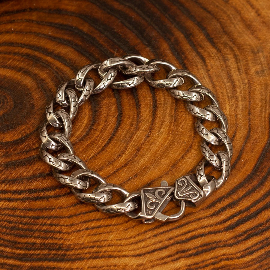 Snake Pattern Cuban Chain