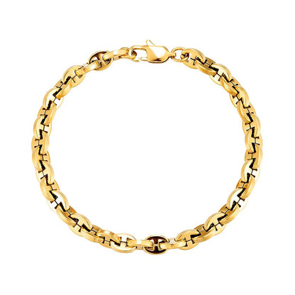 Titanium Steel Pig Nose Bracelet