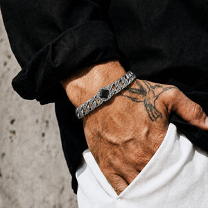 Blackstone Sterling Silver Cuban Bracelet