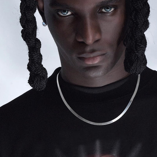 Flat Snake Bone Chain