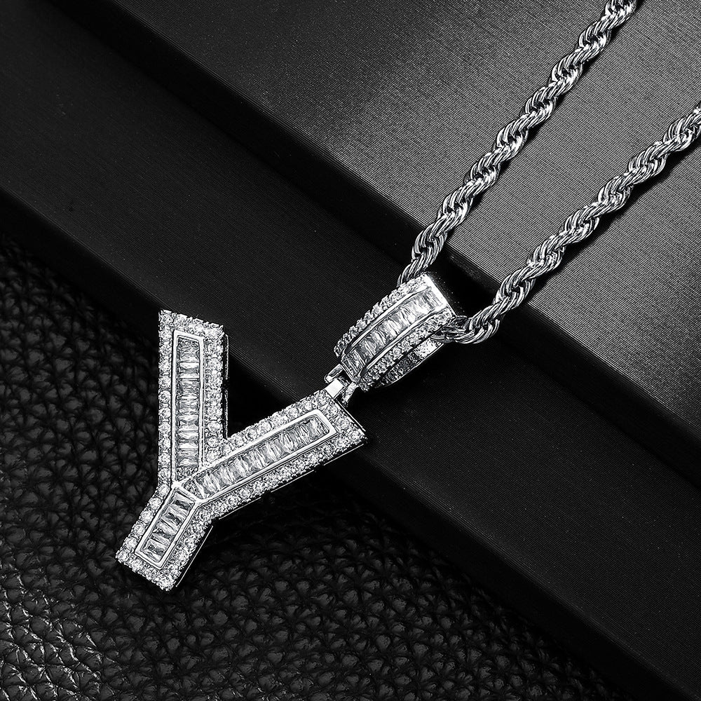 English Letter Pendant Necklace