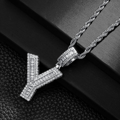 English Letter Pendant Necklace
