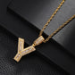 English Letter Pendant Necklace