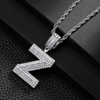 English Letter Pendant Necklace