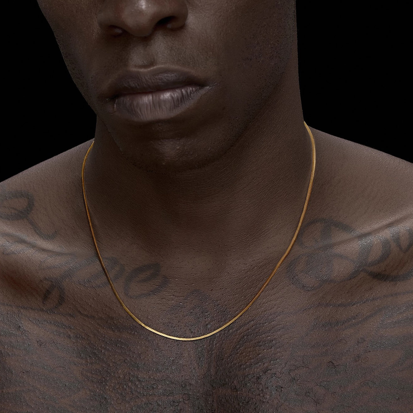 All-Match Snake Bone Necklace