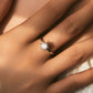 Classic 1 Carat Sterling Silver Moissanite Ring