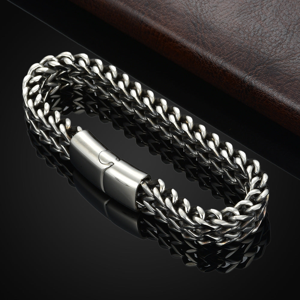 Double Square Cuban Bracelet