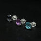 Sterling Silver Firework Cut Earrings