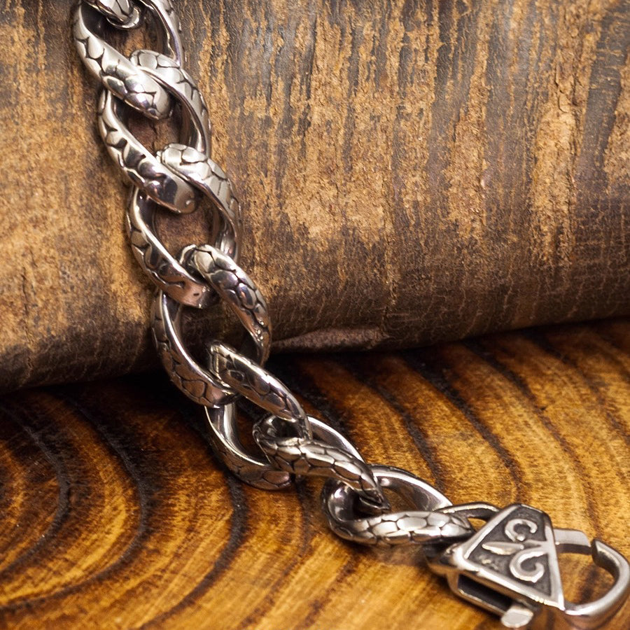 Snake Pattern Cuban Chain