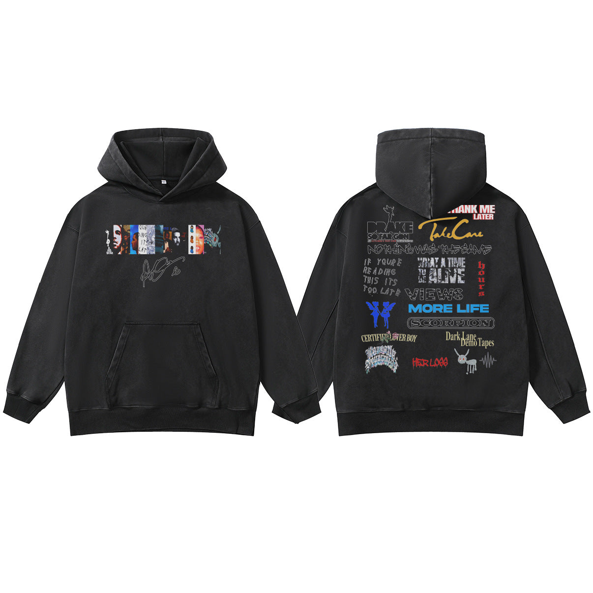 Hip-Hop Retro Heavyweight Sweatshirt