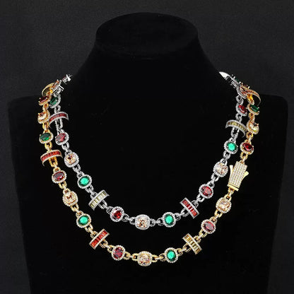 Colorful Jewelry Tennis Chain