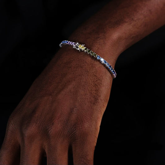 Colorful 3mm Tennis Chain