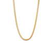 Flat Snake Bone Chain - Gold