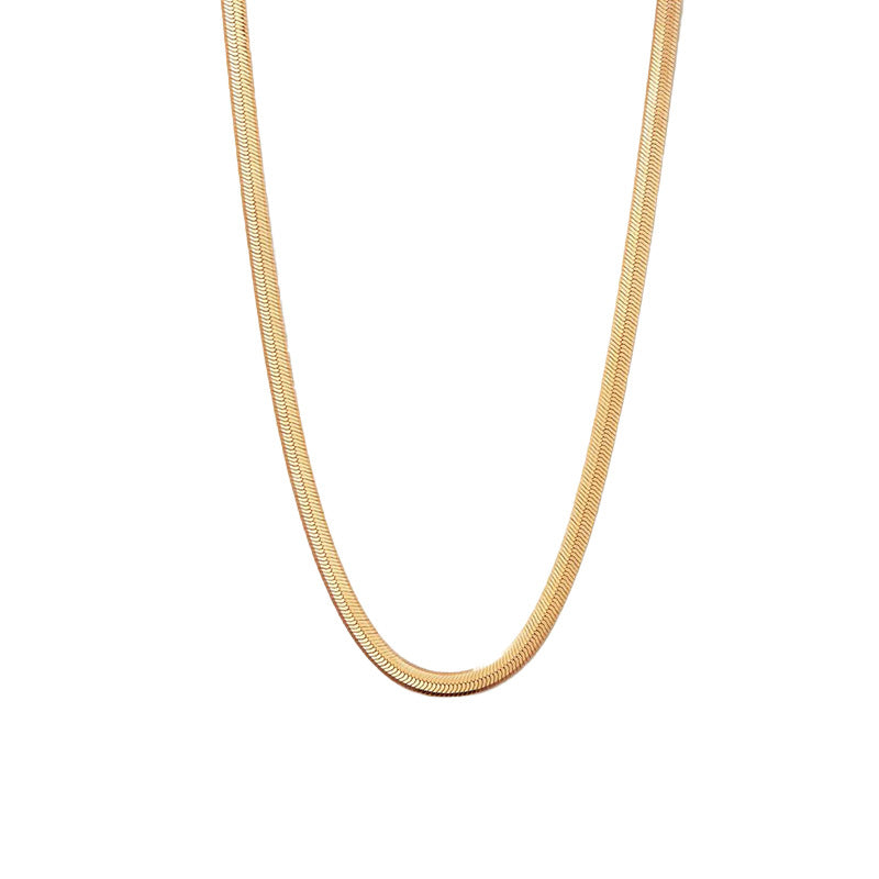 Flat Snake Bone Chain