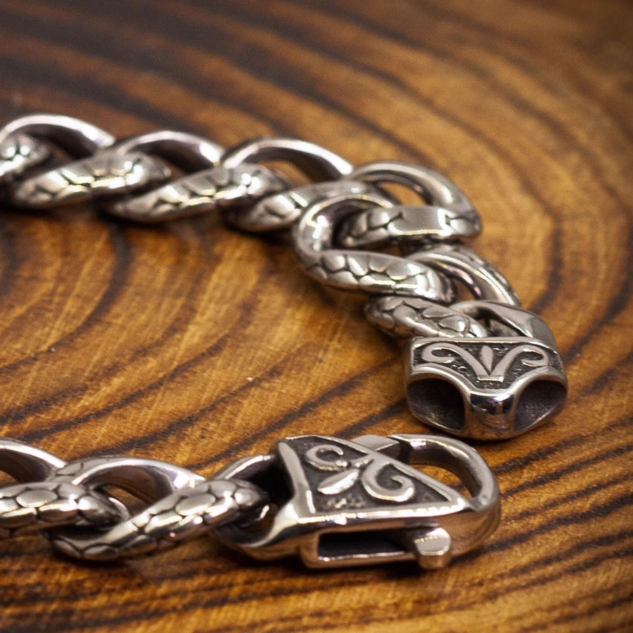 Snake Pattern Cuban Chain