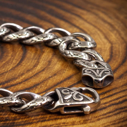 Snake Pattern Cuban Chain