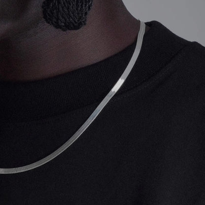Flat Snake Bone Chain