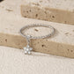 Star Pendant Sterling Silver Moissanite Ring