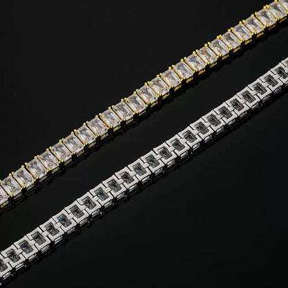 Emerald Cut Diamond Bracelet