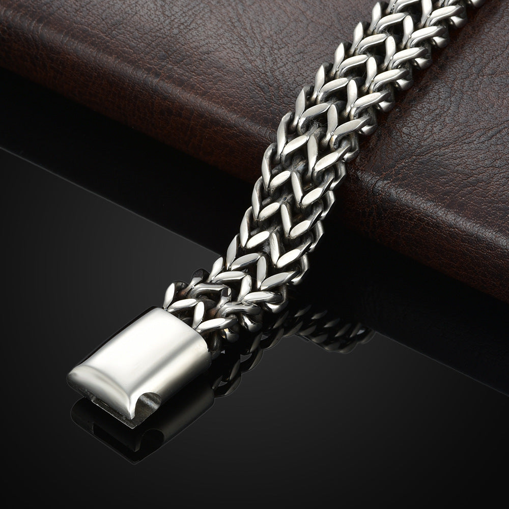 Double Square Cuban Bracelet