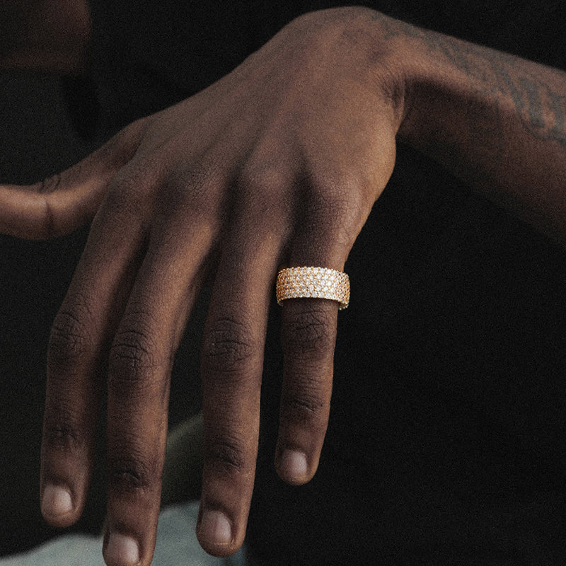 10mm Full Diamond Ring