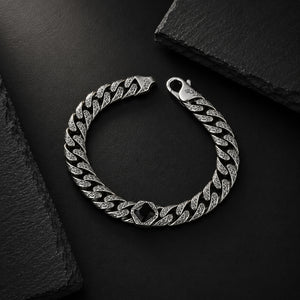 Blackstone Sterling Silver Cuban Bracelet