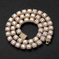 12mm Ice Crystal Square Tennis Chain