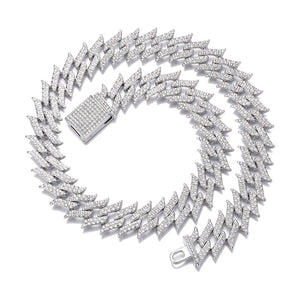 Pointed Diamond Cuban Chain