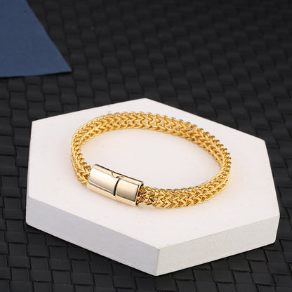 Double Square Cuban Bracelet
