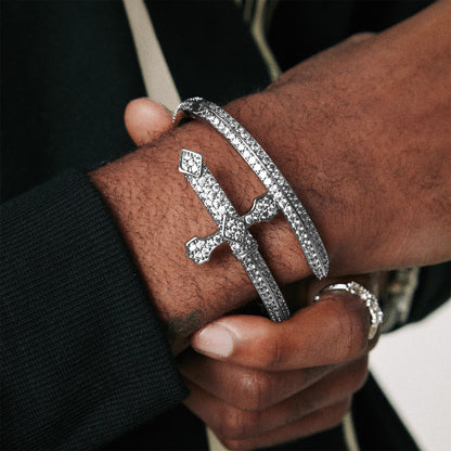 Sword of Justice Diamond Bracelet