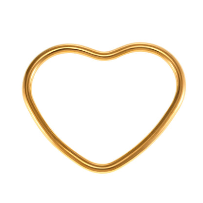 Heart Shaped 18K Gold Plated Bracelet