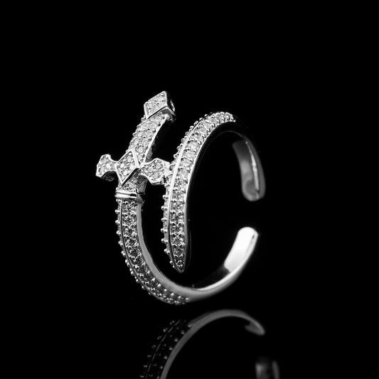 Sword Of Justice Diamond Ring