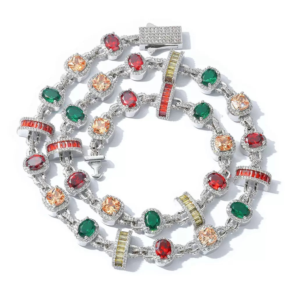 Colorful Jewelry Tennis Chain