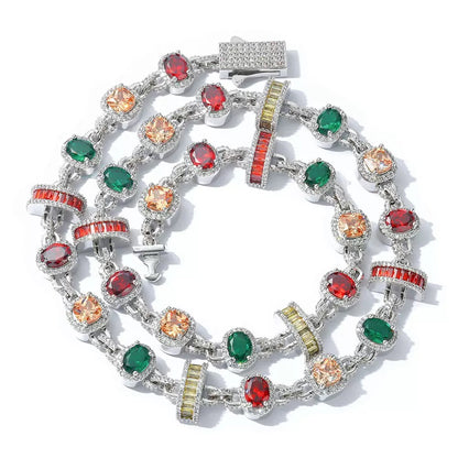 Colorful Jewelry Tennis Chain