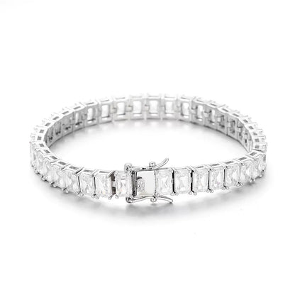 Emerald Cut Diamond Bracelet
