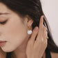 Simple Shell Pearl Earrings