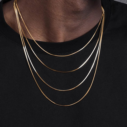 All-Match Snake Bone Necklace