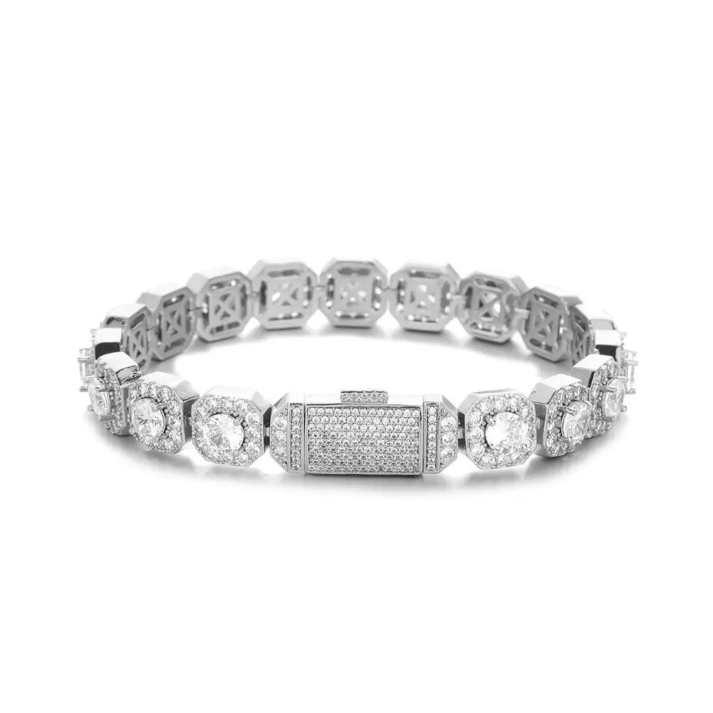 Iced Out Square Tennis Chain