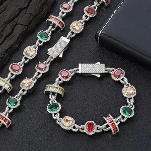 Colorful Jewelry Tennis Chain