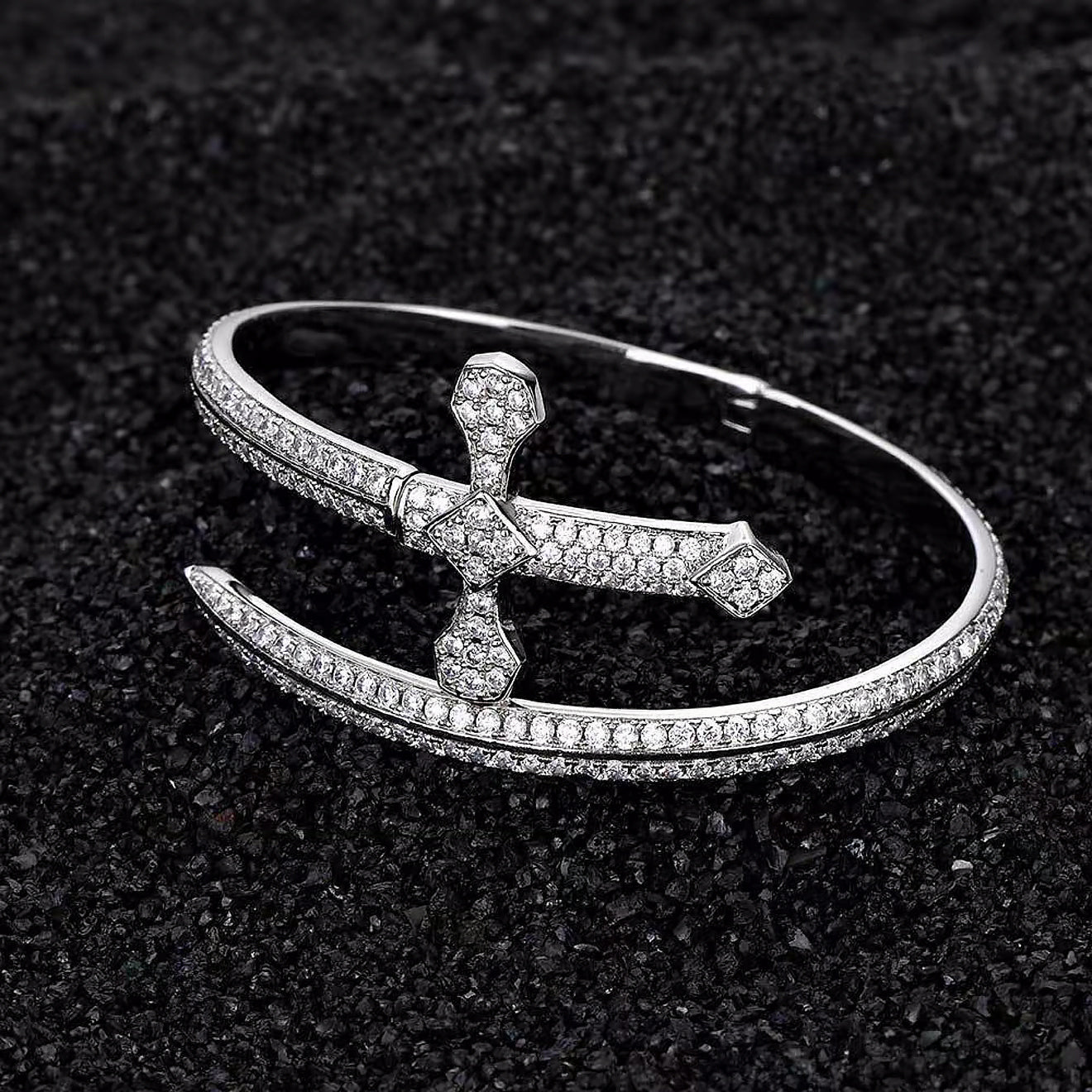 Sword of Justice Diamond Bracelet