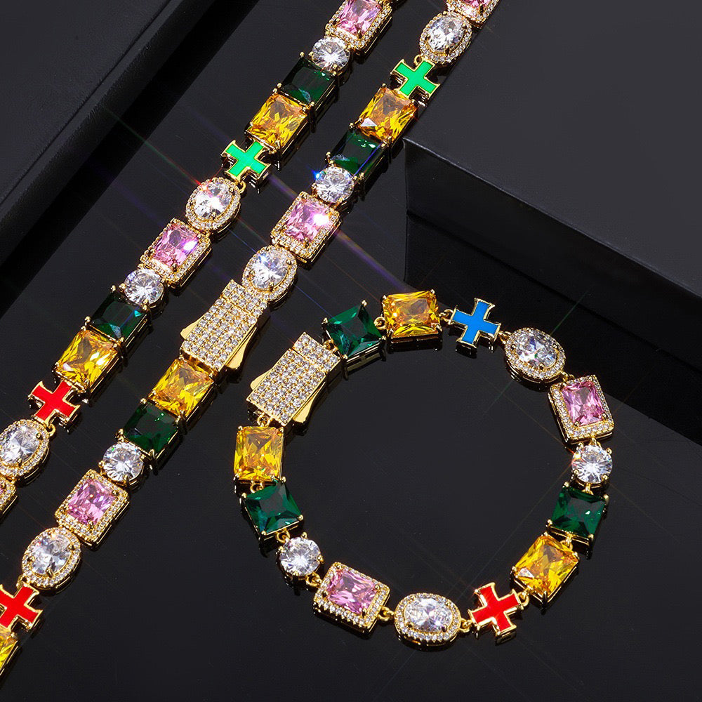 Dopamine Colored Zircon Bracelet