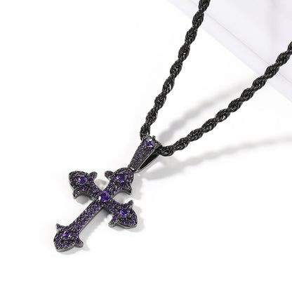 Luxury Cross Necklace With Full Diamonds
