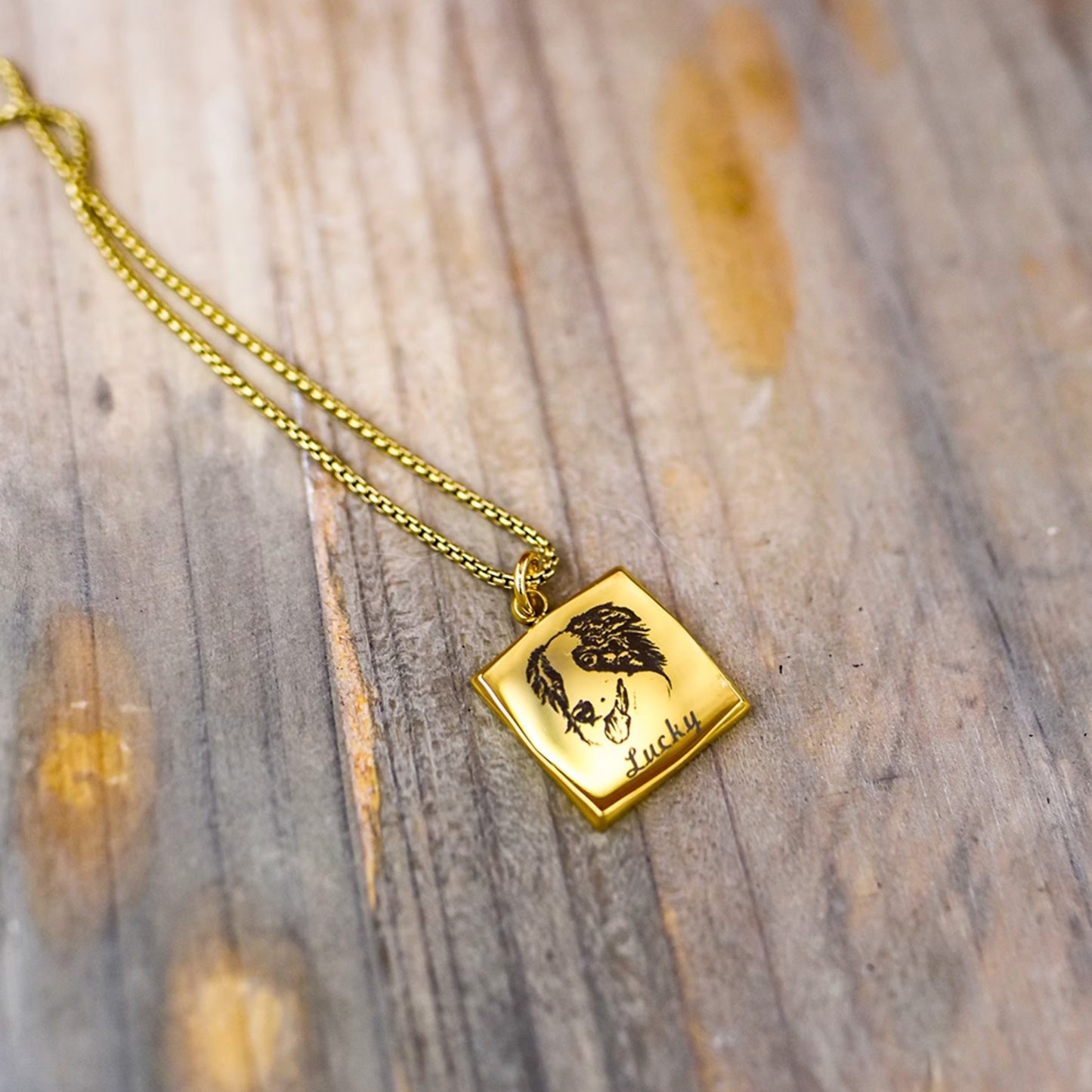 【Customized】Pet Photo Necklace Souvenir