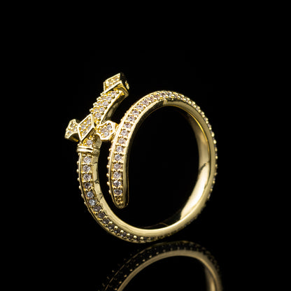 Sword Of Justice Diamond Ring