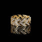 V-Shaped Arrow Zircon Ring
