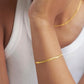 Flat Snake Bone Bracelet